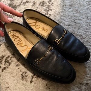 Sam Edelman Black Leather Lorraine Loafers